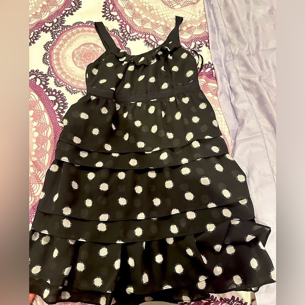 Ann Taylor Loft 00P polka dot dress
